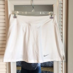 White Bike Tennis Skirt